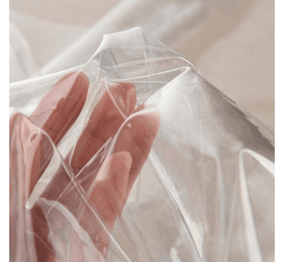 Transparent vacuum storage bag