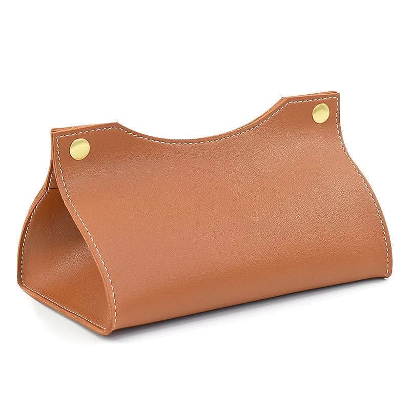 Leather Tissue Box Cover