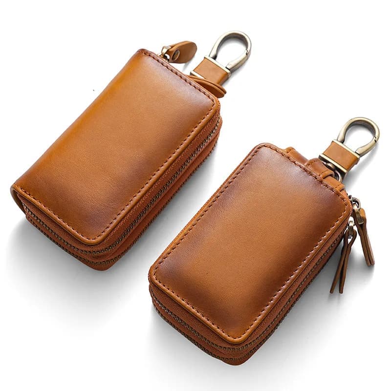 Leather Car Key Pouch