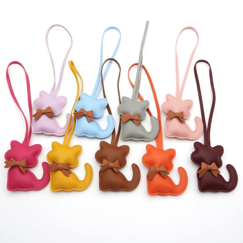 Padded Cat Bag Charm