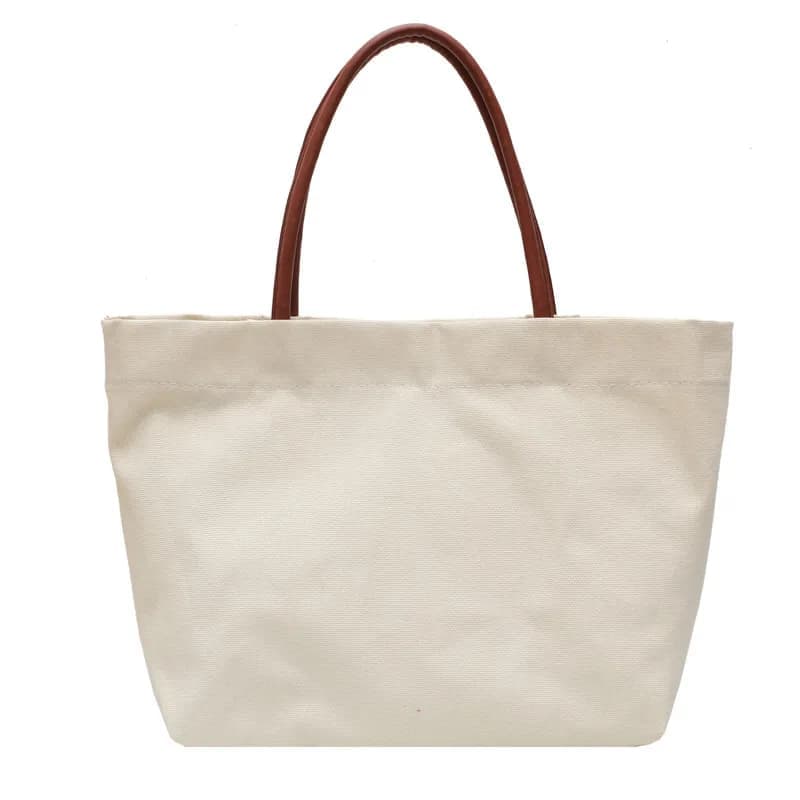 Minimal Canvas Tote Bag