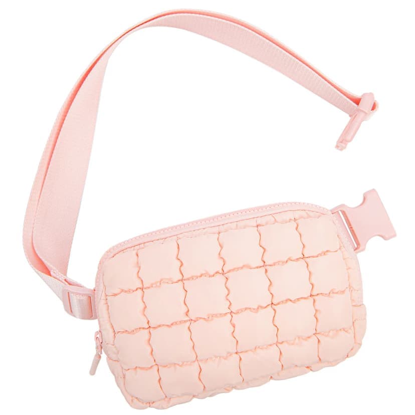 Quilted Travel Belt Bag