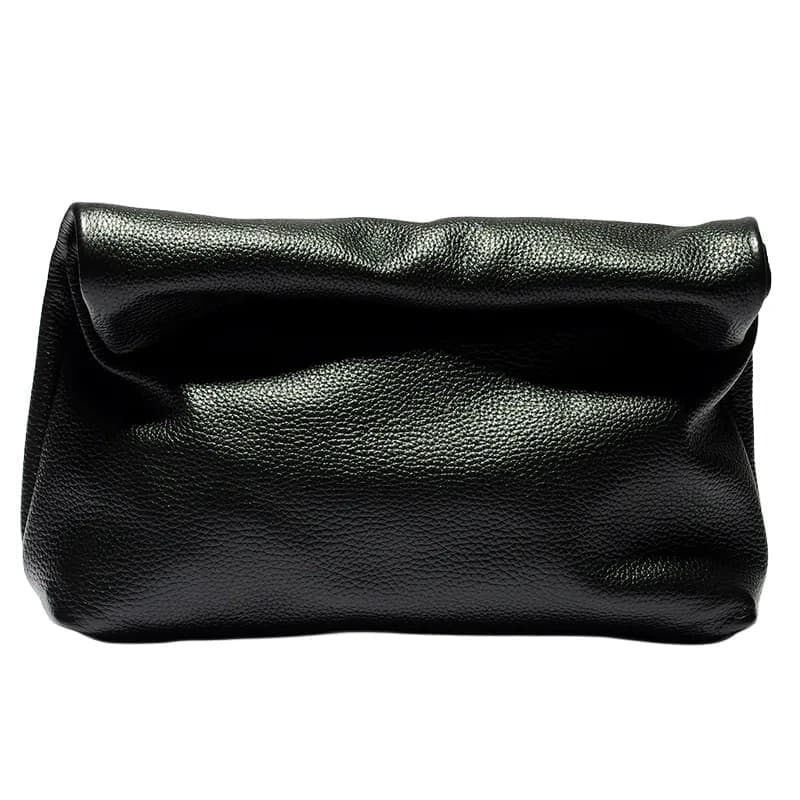 Leather-Look Clutch Pouch