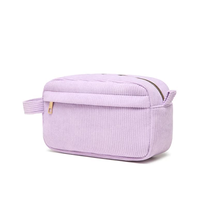 Corduroy Cosmetic Pouch