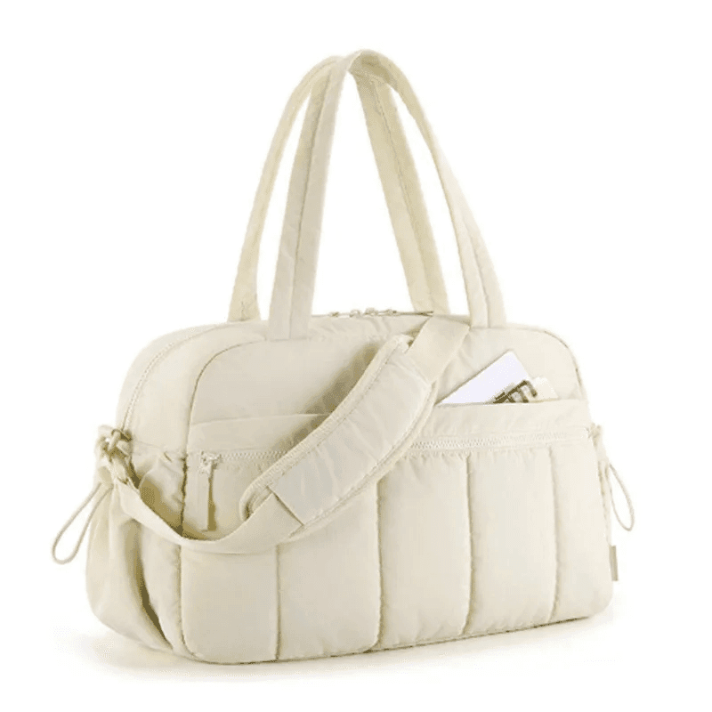 Quilted Weekender Travel Bag
